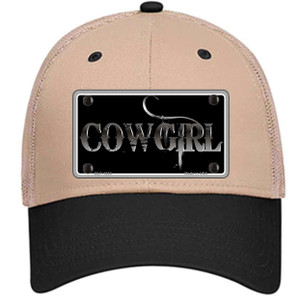 Cowgirl Black Wholesale Novelty License Plate Hat