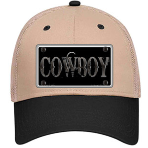 Cowboy Black Wholesale Novelty License Plate Hat