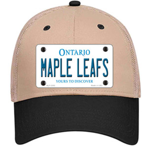 Maple Leafs Ontario Canada Province Wholesale Novelty License Plate Hat