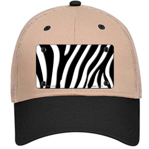 Black White Zebra Wholesale Novelty License Plate Hat
