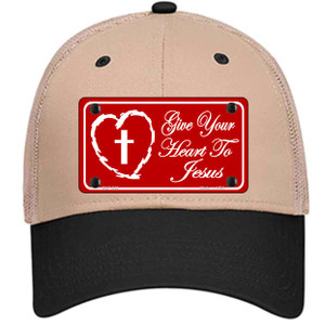 Give Your Heart To Jesus Wholesale Novelty License Plate Hat