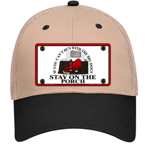 Cant Run With The Big Dogs Wholesale Novelty License Plate Hat