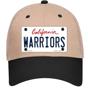 Warriors California State Wholesale Novelty License Plate Hat