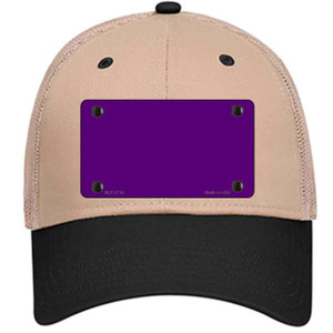 Purple Solid Wholesale Novelty License Plate Hat