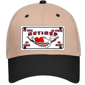Retired With Hammock Wholesale Novelty License Plate Hat