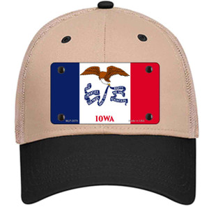 Iowa State Flag Wholesale Novelty License Plate Hat