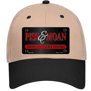 Piss & Moan Wholesale Novelty License Plate Hat