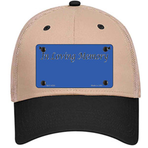In Loving Memory Blue Wholesale Novelty License Plate Hat