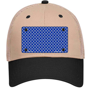 Blue White Quatrefoil Wholesale Novelty License Plate Hat