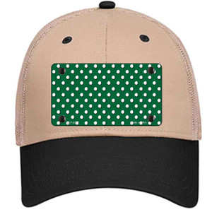 Green Polka Dot Wholesale Novelty License Plate Hat