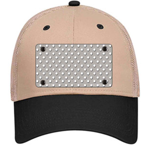 Grey Polka Dot Wholesale Novelty License Plate Hat