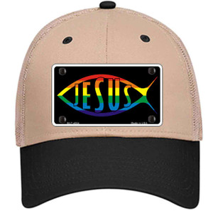 Jesus Fish Rainbow Wholesale Novelty License Plate Hat
