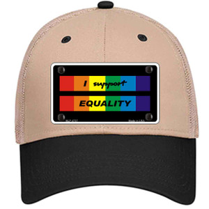 I Support Equality Wholesale Novelty License Plate Hat