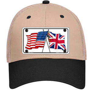 United States Britain Crossed Flags Wholesale Novelty License Plate Hat