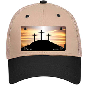 Three Crosses Sunset Wholesale Novelty License Plate Hat