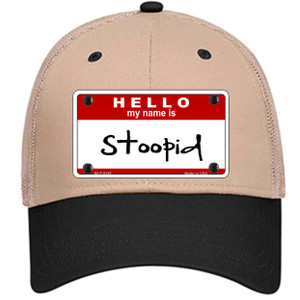 Stoopid Wholesale Novelty License Plate Hat