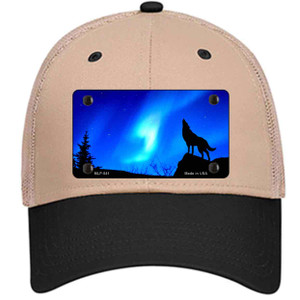 Wolf Howling Wholesale Novelty License Plate Hat