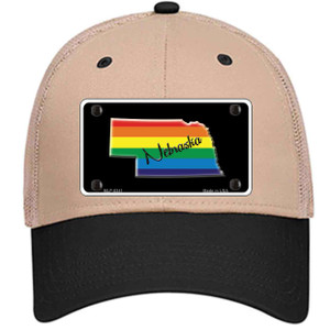 Nebraska Rainbow Wholesale Novelty License Plate Hat