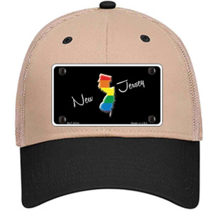 New Jersey Rainbow Wholesale Novelty License Plate Hat