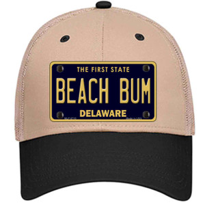 Beach Bum Delaware Wholesale Novelty License Plate Hat