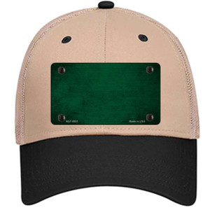 Green Oil Rubbed Solid Wholesale Novelty License Plate Hat