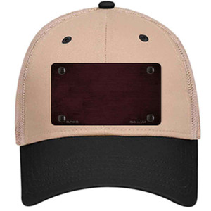 Burguny Oil Rubbed Solid Wholesale Novelty License Plate Hat