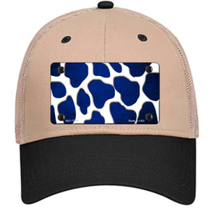 Blue White Giraffe Oil Rubbed Wholesale Novelty License Plate Hat