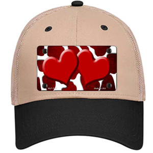 Red White Hearts Giraffe Oil Rubbed Wholesale Novelty License Plate Hat