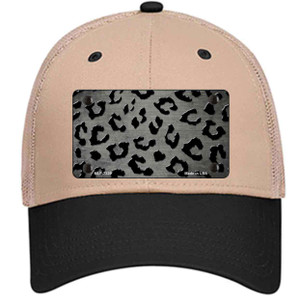 Gray Black Cheetah Oil Rubbed Wholesale Novelty License Plate Hat