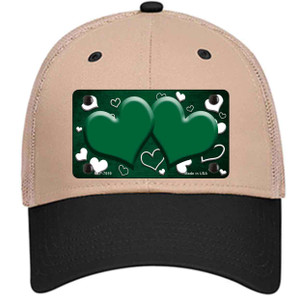 Green White Love Hearts Oil Rubbed Wholesale Novelty License Plate Hat