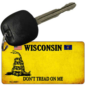 Wisconsin Dont Tread On Me Wholesale Novelty Key Chain