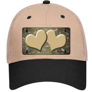 Gold White Dragonfly Hearts Oil Rubbed Wholesale Novelty License Plate Hat