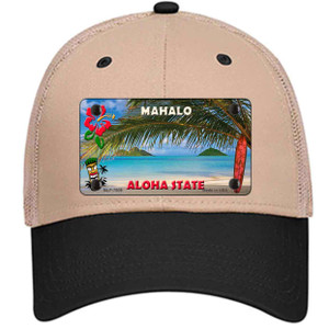 Blank Mahalo Hawaii State Wholesale Novelty License Plate Hat
