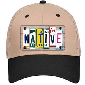 Native License Plate Art Wood Wholesale Novelty License Plate Hat