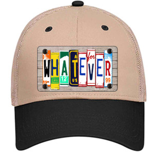 Whatever Wood License Plate Art Wholesale Novelty License Plate Hat