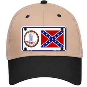 Confederate Flag Virginia Seal Wholesale Novelty License Plate Hat