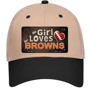 This Girl Loves Her Browns Wholesale Novelty License Plate Hat
