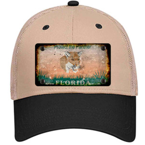 Florida Protect Panther Rusty Blank Wholesale Novelty License Plate Hat