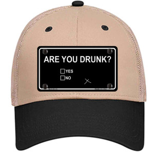 Are You Drunk Wholesale Novelty License Plate Hat