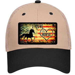 I Love My Horse Wholesale Novelty License Plate Hat