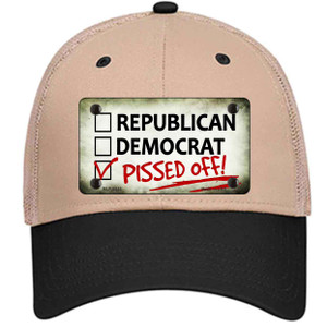 Pissed Off Wholesale Novelty License Plate Hat