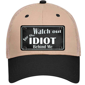 Watch Out Behind Me Wholesale Novelty License Plate Hat