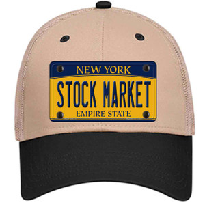 Stock Market Yellow New York Wholesale Novelty License Plate Hat