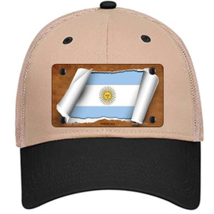 Argentina Flag Scroll Wholesale Novelty License Plate Hat