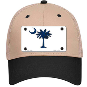 South Carolina White State Flag Wholesale Novelty License Plate Hat