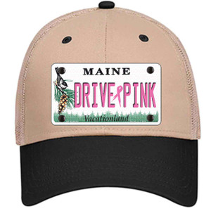 Drive Pink Maine Wholesale Novelty License Plate Hat
