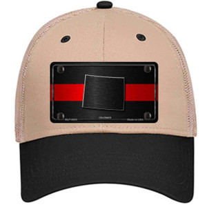 Colorado Thin Red Line Wholesale Novelty License Plate Hat