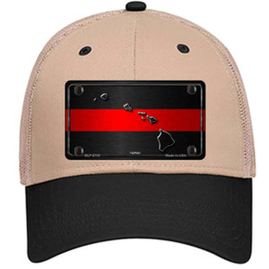 Hawaii Thin Red Line Wholesale Novelty License Plate Hat