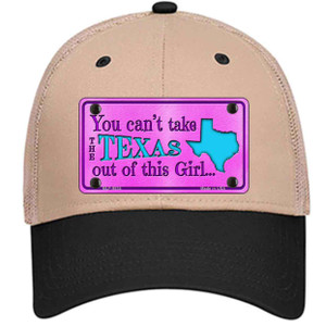 Texas Girl Pink Wholesale Novelty License Plate Hat