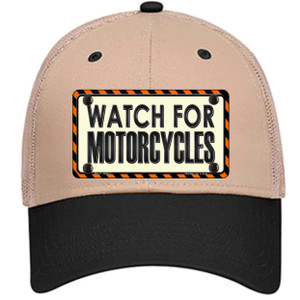 Watch For Motorcycle Wholesale Novelty License Plate Hat